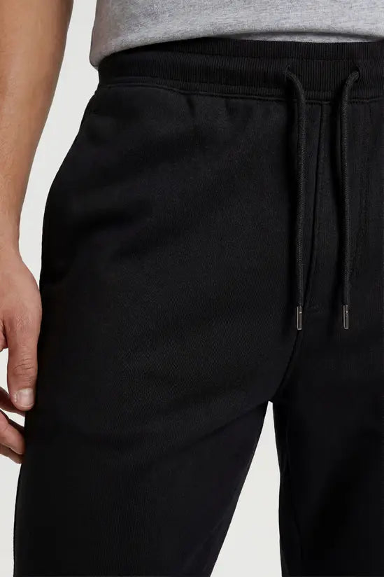Elastic Hem Joggers - black