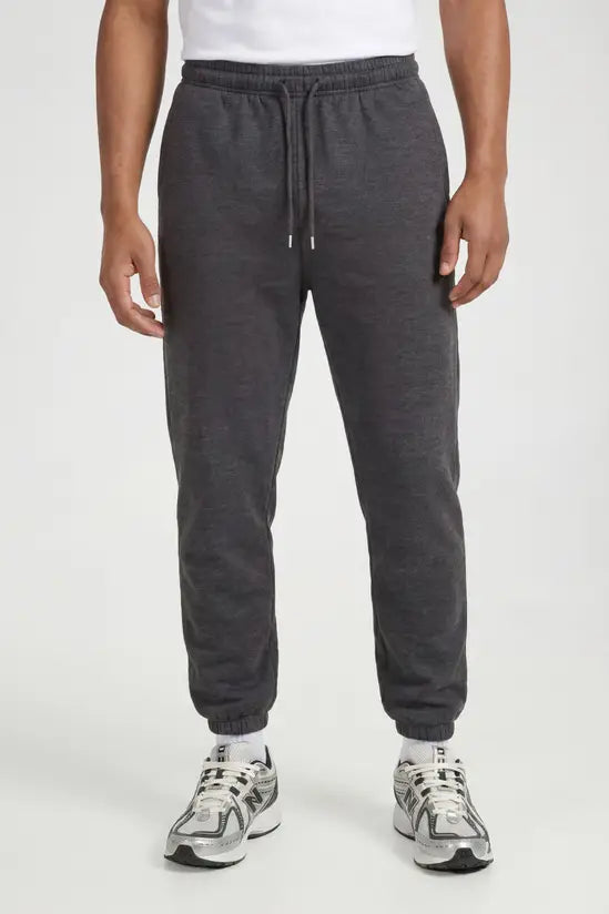 Elastic Hem Joggers - charcoal