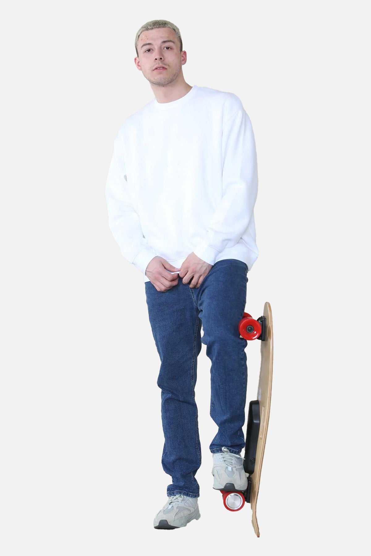 Man Oversized Crew Neck Sweatshirt