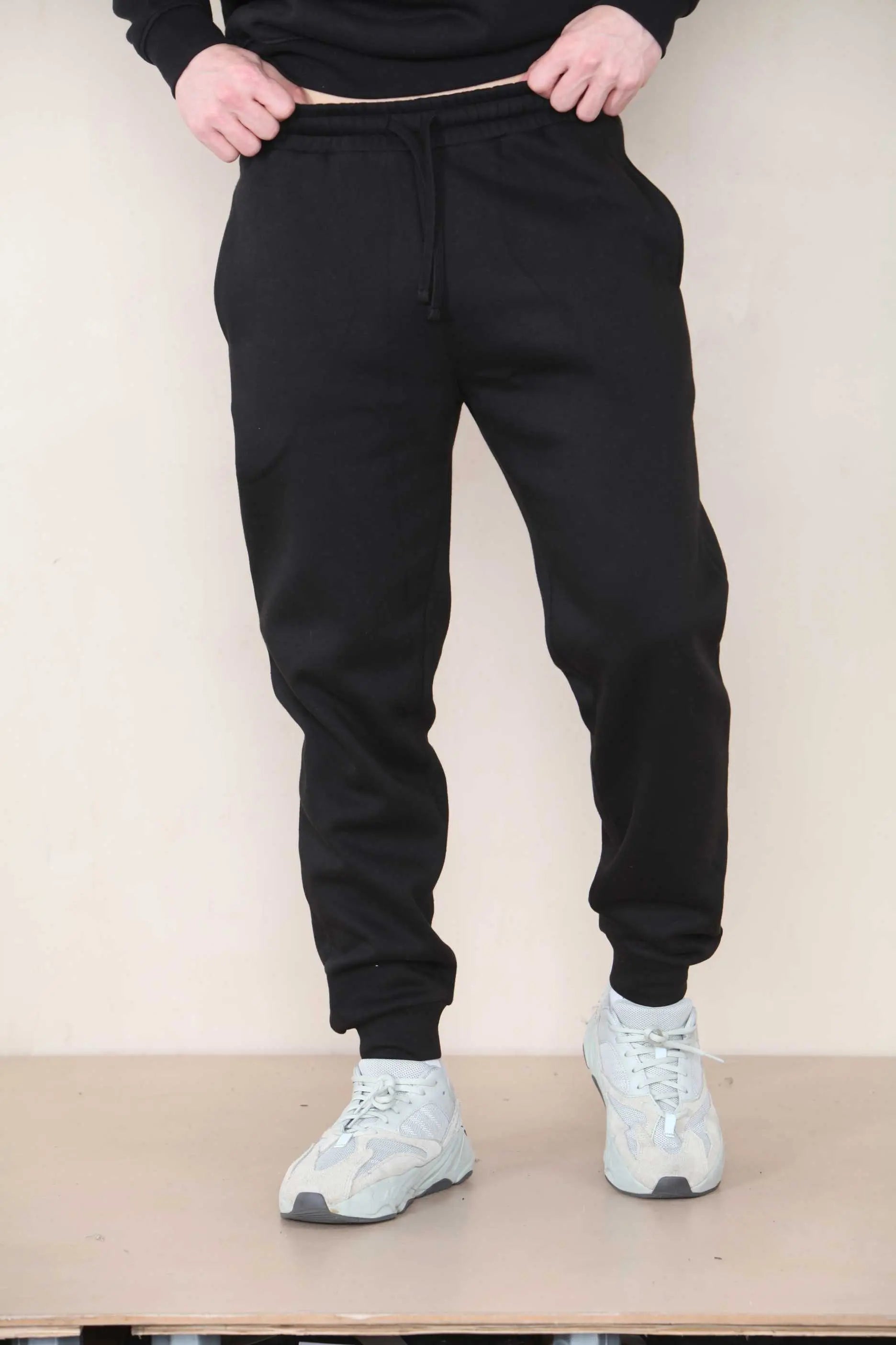 Basic Slim Fit Jogger - Black For Men Cicay