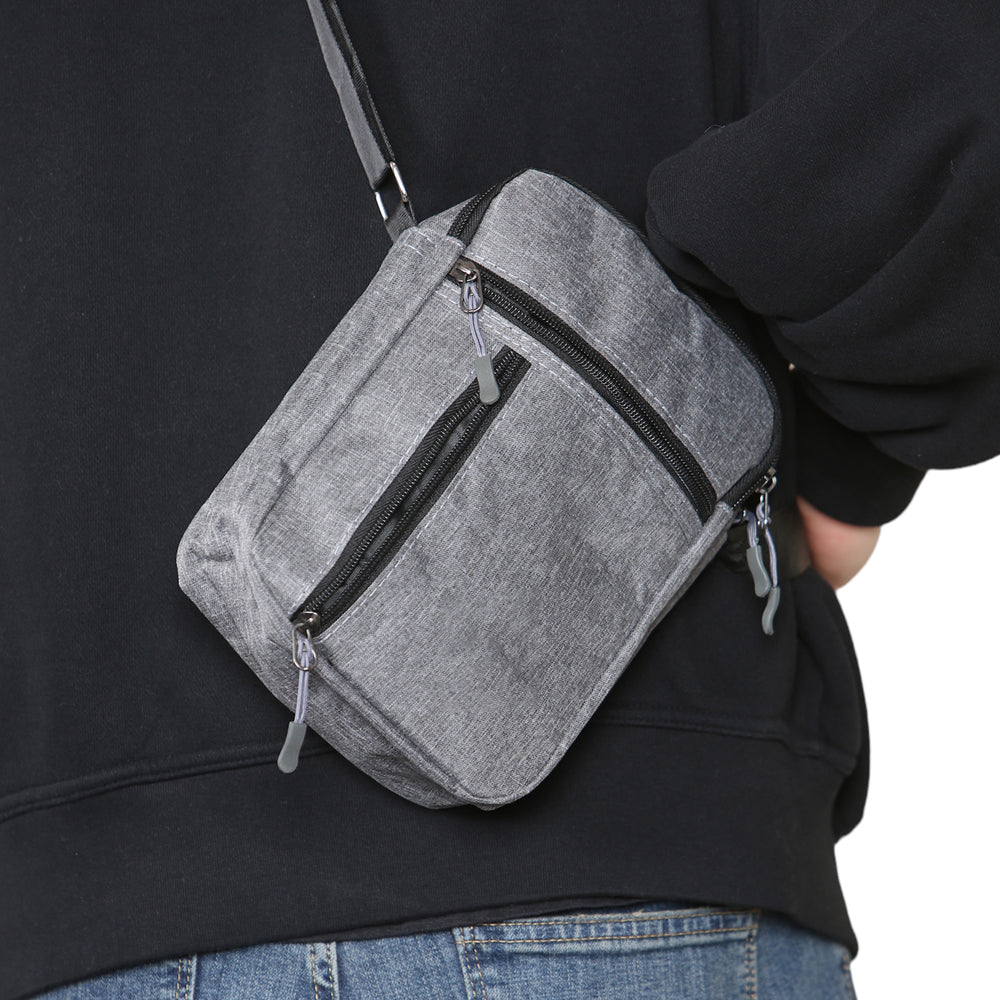 Crossbody Bag For Men & Women Multi Pocket Travel Messenger Bag With Adjustable Strap