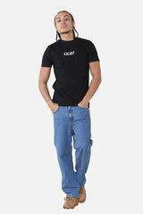 CICAY PRINT Muscle Fit T-Shirt - Print size (8x3) - Black