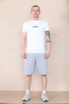CICAY PRINT Muscle Fit T-Shirt - Print size (8x3) - White Cicay