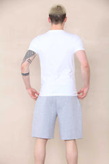 CICAY PRINT Muscle Fit T-Shirt - Print size (8x3) - White Cicay