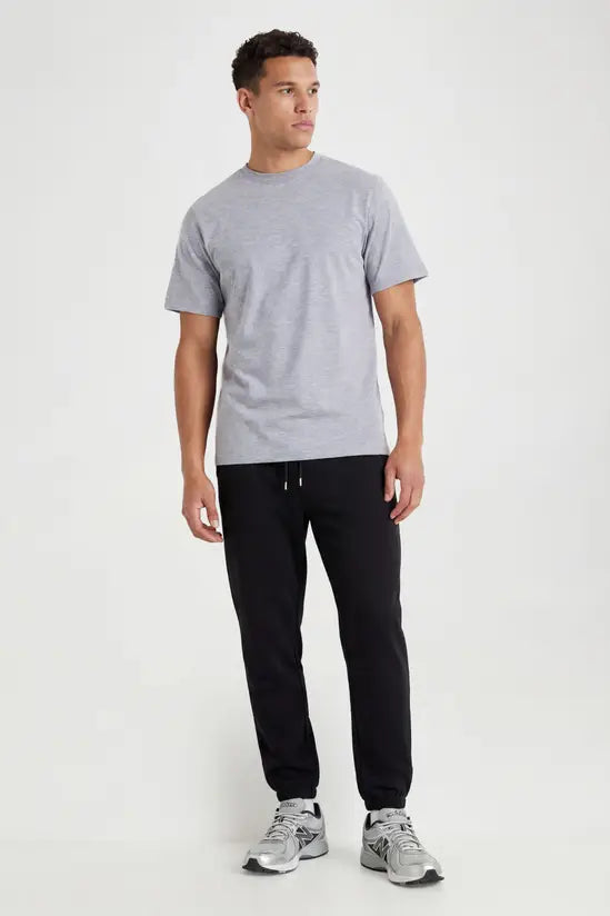Elastic Hem Joggers - black