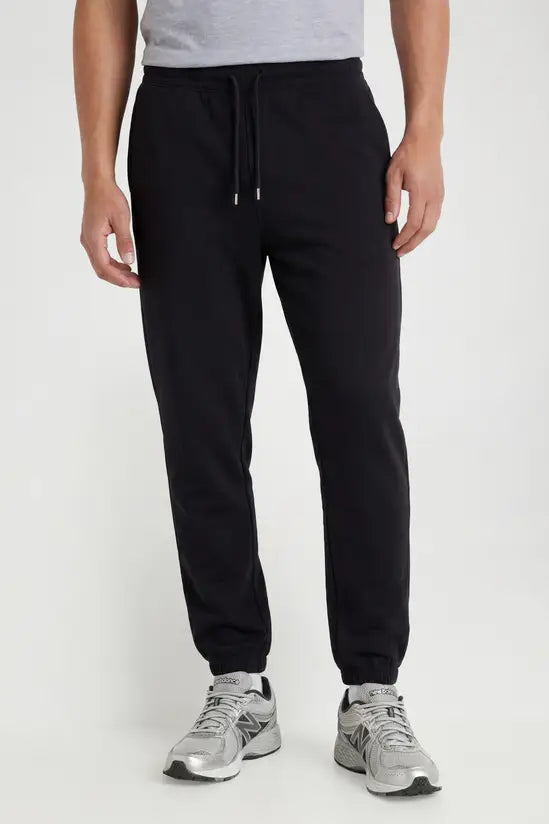 Elastic Hem Joggers - black