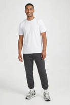 Elastic Hem Joggers - charcoal