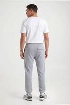 Elastic Hem Joggers - mid grey