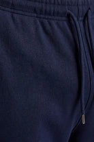 Elastic Hem Joggers - navy