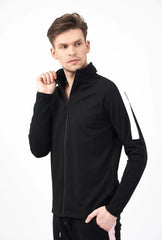 Full Zippered Funnel Neck Jacket for Men CICAY