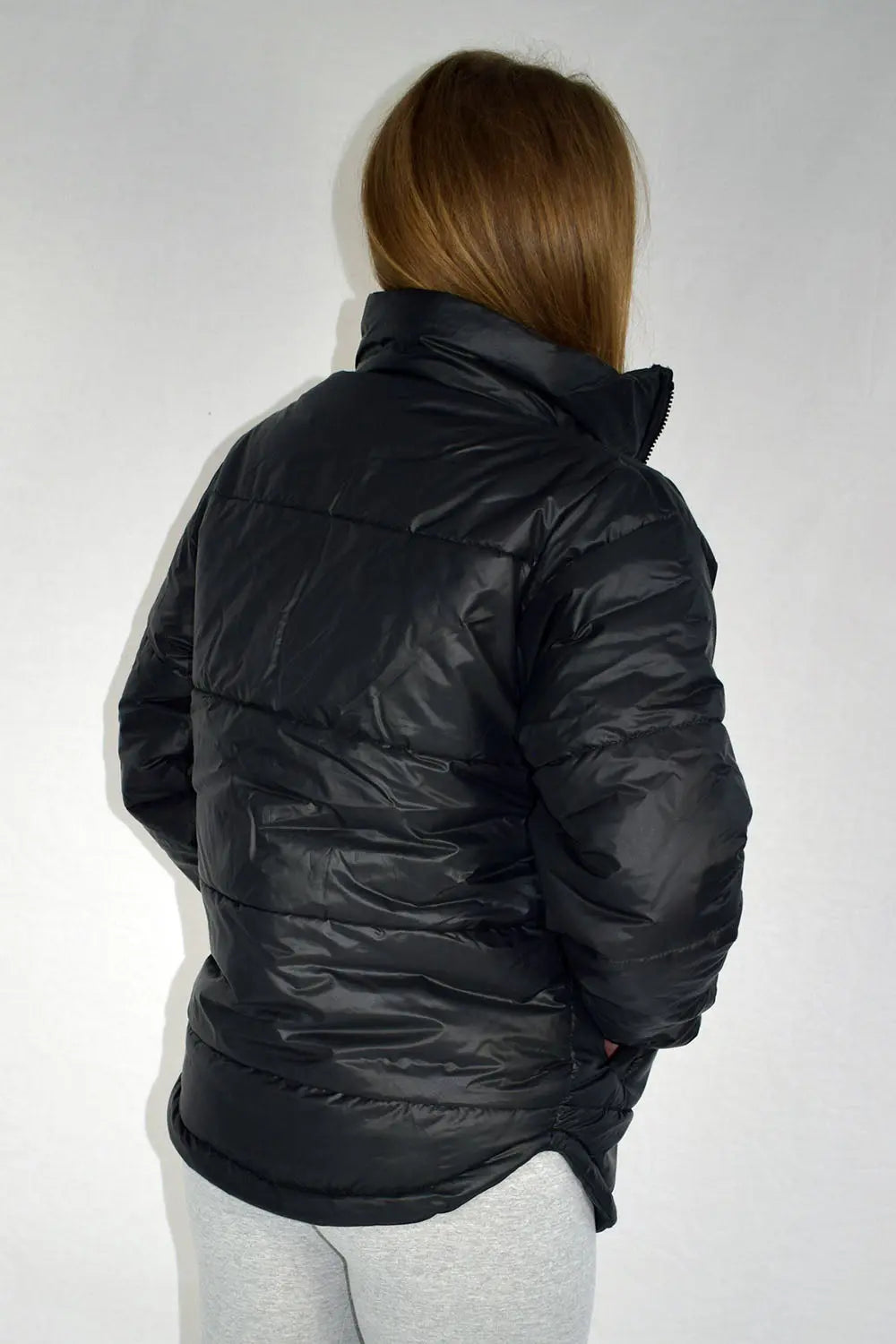 Long Sleeve Black Puffer Coat for Women! CICAY