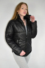 Long Sleeve Black Puffer Coat for Women! CICAY