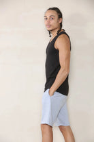 Loose Fit Jersey Short - Grey Marl For Men Cicay