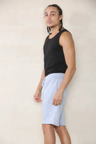 Loose Fit Jersey Short - Grey Marl For Men Cicay