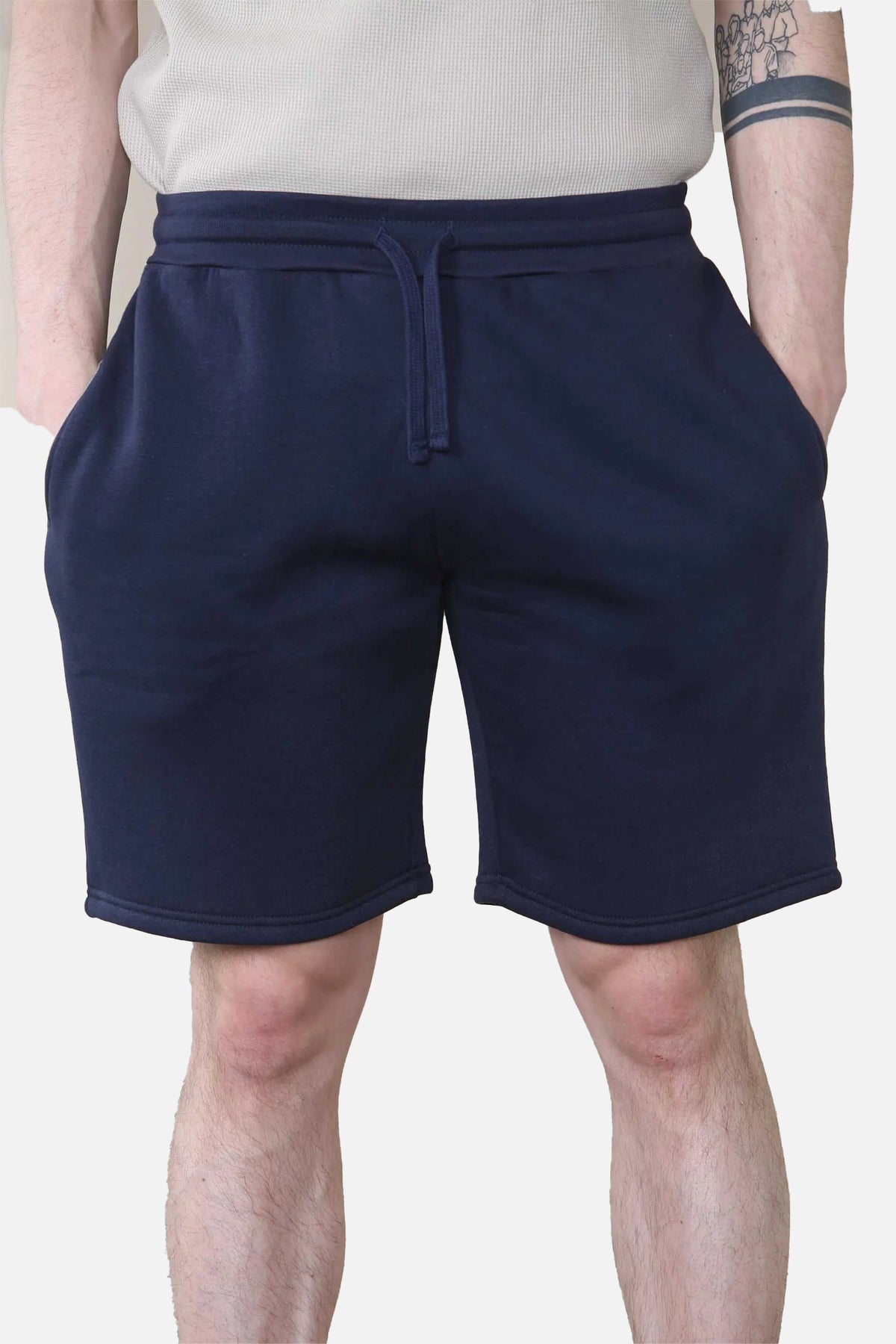 Loose Fit Jersey Short - Navy For Men