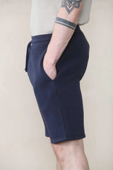 Loose Fit Jersey Short - Navy For Men Cicay