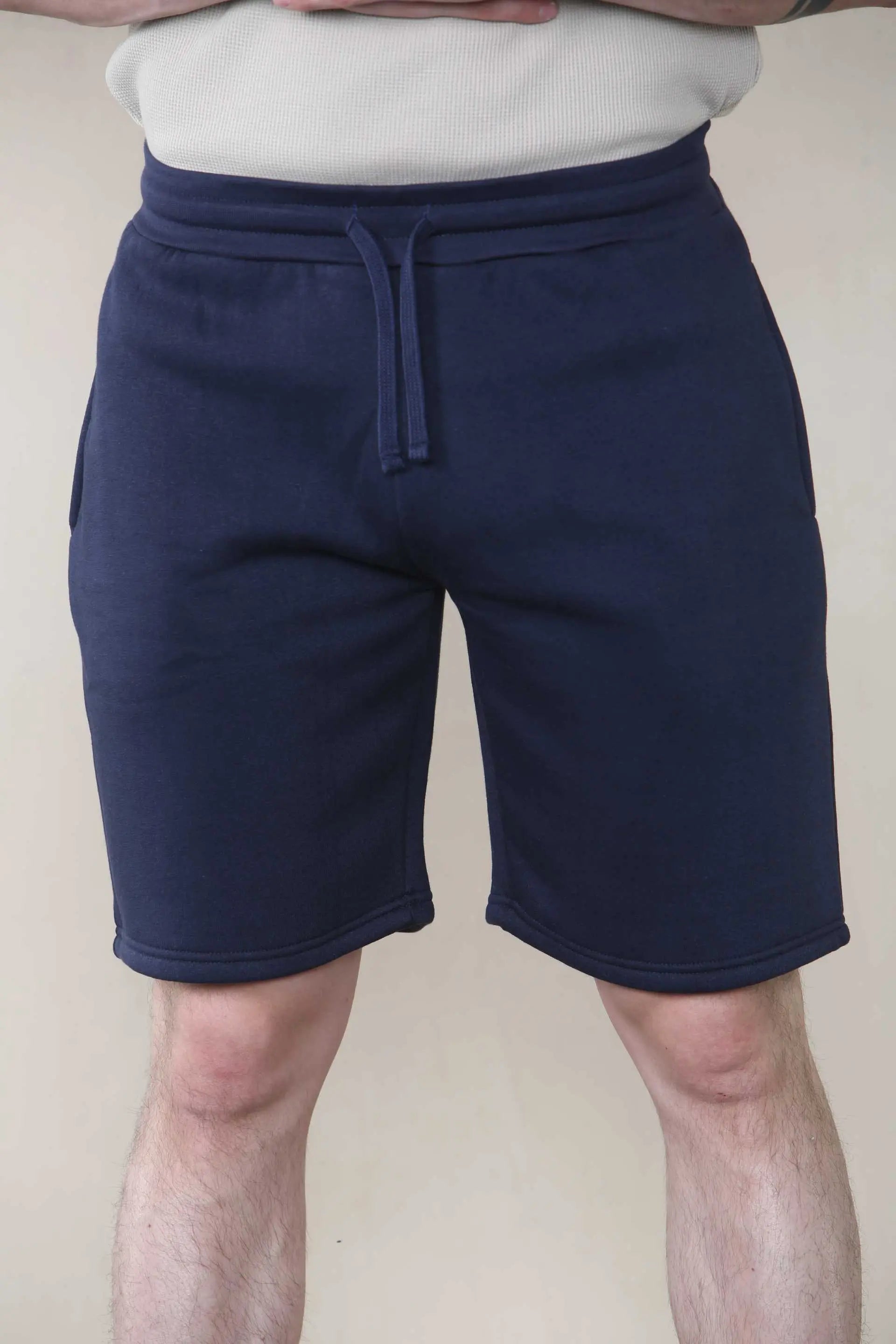 Loose Fit Jersey Short - Navy For Men Cicay