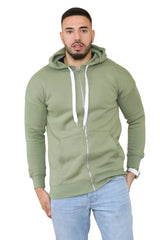 Men Full Sleeve Solid Hooded Sweatshirt For Men CICAY