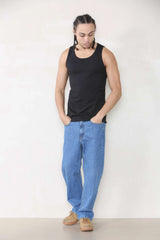 Muscle Fit Vest - Black For Men Cicay