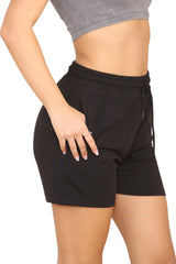 Regular Mid-Length Cycling Shorts for Women in Black! CICAY