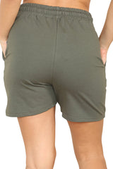 Regular Mid-Length Cycling Shorts for Women in Olive! CICAY