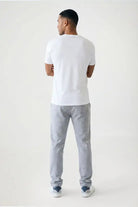 Relaxed Fit Crew Neck Cotton T-Shirt - White