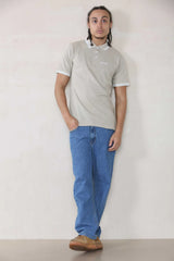 Slim Tipped Pique Polo - Sand Cicay