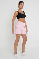 Trousers Casual Shorts Party Pants for Women In Pink Cicay